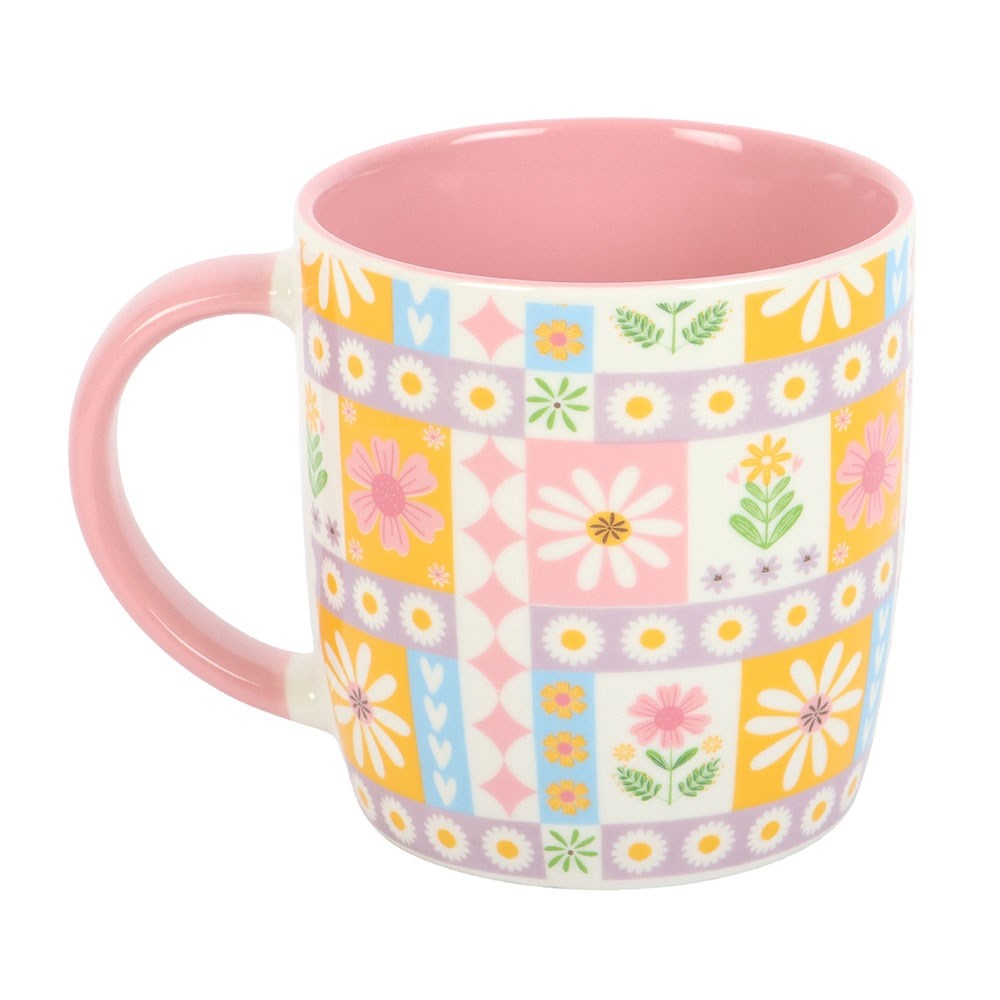 Something Different - Floral Patchwork Print Mug Mok/beker - Multicolours